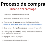 Plaquitas para perro